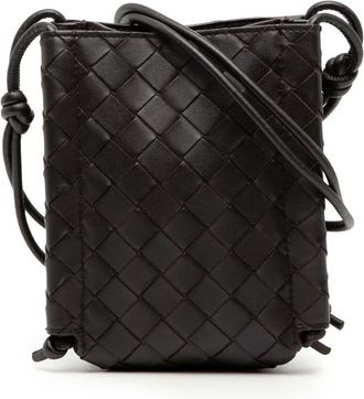 Bottega Veneta Pre-owned Bottega Veneta Mini Nappa Intrecciato The Knot Crossbody 039PQGULDSBRJ16U