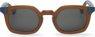 Mr.Boho Kerns BSG33-11 Mens Sunglasses Brown Size 47