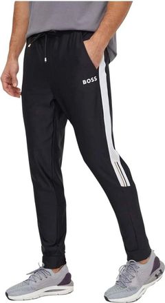 HUGO BOSS Matteo Berrettini Jogger - Heren - Sweatpants - Zwart - 2XL - Polyester - Broeken
