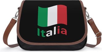 Generic Italy Italia Italian Flag Fashion Womens Crossbody Bags Novelty Handbag Shoulder Bag Purse