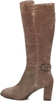 Unisa Schoenen, Dames, Beige, 40 EU, Wol, Lebrun Hoge Laarzen Taupe Elegant Stijl