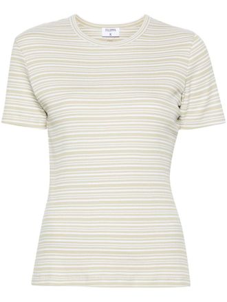 Filippa K striped ribbed T-shirt - Yellow