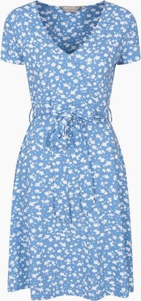 Mountain Warehouse Womens Mountain Warehouse Womens/Ladies Santorini Jersey UV Protection Wrap Dress - Blue - Size: 20
