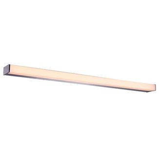 Netlighting Modern LED Wall Lamp Chrome Warm White 3000K 1200lm IP44 in Grey