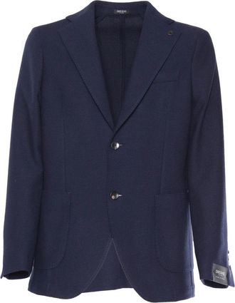Breras Milano Giacca - Heren - Blazers - Blauw - M - Leer - Jassen