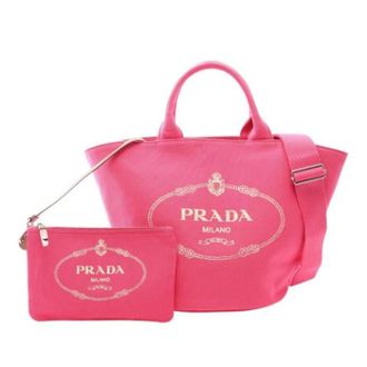 Prada Pre-owned Canapa Tote - unisex - Prada Vintage - Vintage Tote Bags - Pink - ONE SIZE - Pre-owned