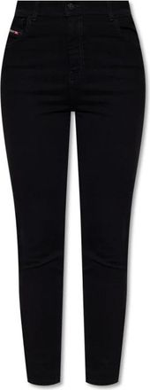 Diesel Jeans, Dames, Zwart, W29 L32, Katoen, 1984 Slandy-High jeans
