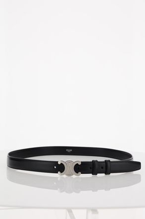 Celine Mens Belt 25mm Calf Leather Black