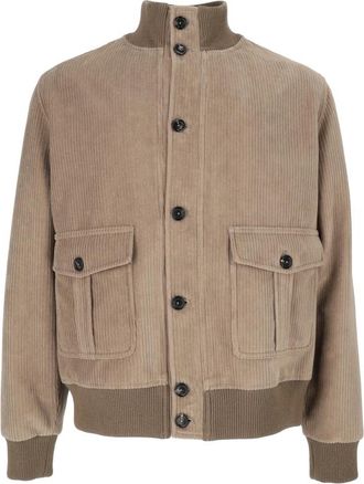 Circolo 1901 Pilot Jacket Tiny C. - Heren - Bomber jackets - Bruin - L - Katoen - Jassen