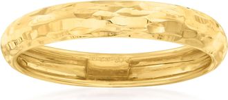 Ross-Simons Italian 14kt Yellow Gold Diamond-Cut Ring