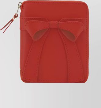 Comme Des Garçons bow detail oversized wallet