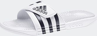 adidas Badesandale ADIDAS SPORTSWEAR ADISSAGE BADESCHLAPPEN, Gr. 40,5, schwarz-weiss (cloud wei&szlig;, core schwarz, ftwr wei&szlig;), Synthetik, Schuhe Badesandale, Ba