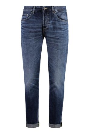 Dondup Blue Mid Rise Jeans