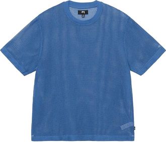 St&uuml;ssy T-Shirt - Heren - T-shirts - Blauw - L - Tops