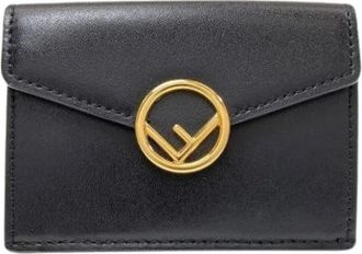 Fendi Pre-owned Portemonnee (bi-fold) - Dames - Vintage Accessoires - Zwart - ONE Size - Leer - Vintage