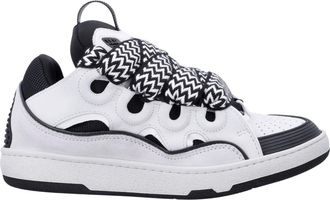 Lanvin Curb Sneakers - Heren - Sneakers - Wit - 39 EU - Leer - Schoenen