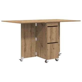 vidaXL Mesa De Comedor 2 Pcs 140 X 80 X 77 Cm Madera De Ingenier&iacute;a Vidaxl