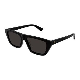 Bottega Veneta BV1291S001 Square Full Rim Sunglasses - Black