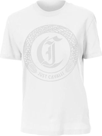 Just Cavalli T-shirt - Dames - T-shirts - Wit - 2XS - Katoen - Tops