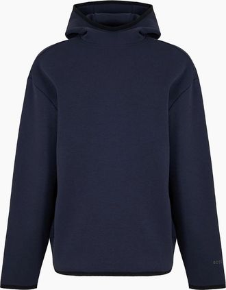 HUGO BOSS Mens Mens Sw Snug Hood 10276675 01 Polo Shirt - Navy - Size: 42