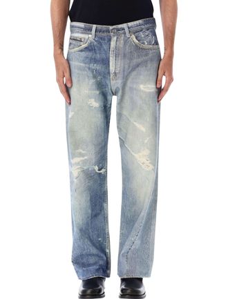 Our Legacy Relaxed-Fit Denim Jeans with Vintage Aesthetic