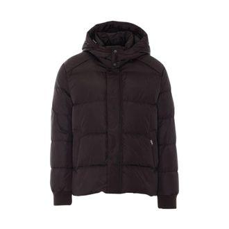 Add Gewatteerd jack met capuchon - Heren - Jassen - Bruin - Maat: XL Zijde