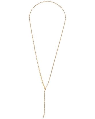 Crystal Haze 18K Plated Cz Lariat Necklace
