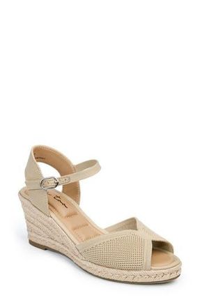 Me Too Sunni Wedge Sandal in Light Taupe at Nordstrom Rack, Size 6.5