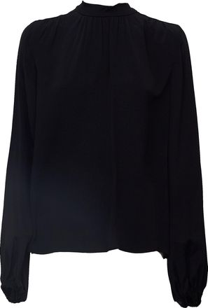 N&deg;21 Bow Collar Long Sleeve Blouse