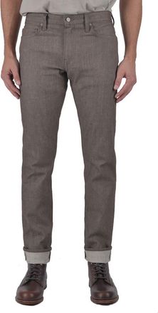 HIROSHI KATO The Pen Slim Fit Jeans in Brown Raw at Nordstrom, Size 31
