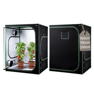 OEM Armario De Cultivo Interior 150x150x200 Cm, Carpa De Cultivo Con Ventana De Observaci&oacute;n, Bandeja De Suelo Y Cremallera, Mylar 600d De Alta Reflectanci
