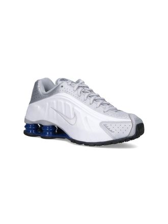 Nike Shox Cushioning Leather Sneaker - White