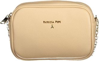 Patrizia Pepe Patrizia Pepe Beige Leren Handtas