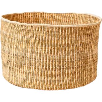 Indego Africa Banana Leaf Floor Basket in Mixed Natural at Nordstrom