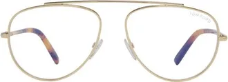 Tom Ford FT5622-B030 Aviator Full Rim Eyeglasses - Gold