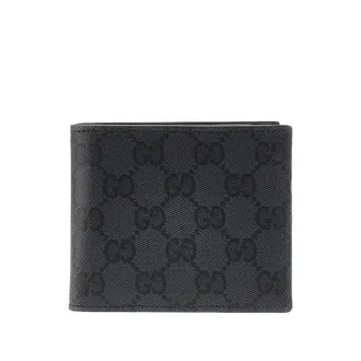 Gucci Bi-fold wallet with lacquered GG detail Man One Size