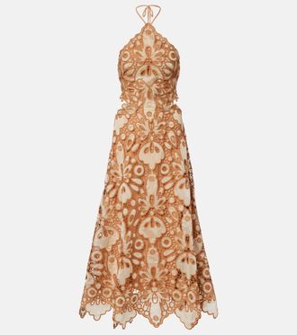 Johanna Ortiz Lace guipure maxi dress