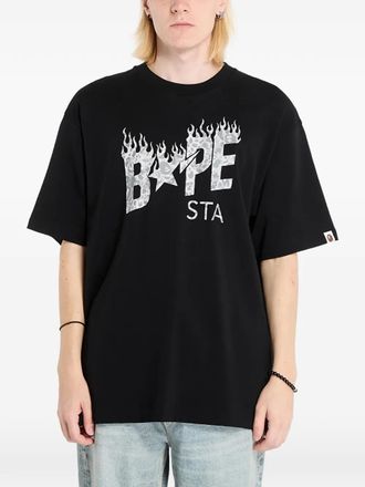 A Bathing Ape printed T-shirt - Black