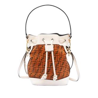 Fendi Pre-owned Bucket Bags, female, Orange, Size: ONE SIZE Pre-owned Mon Tresor