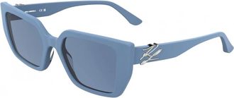Karl Lagerfeld Kl 6221S Zonnebril - Dames - Zonnebrillen - Blauw - 53 MM - Accessoires