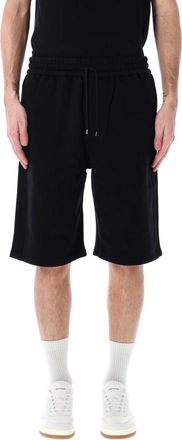 Saint Laurent Black Cotton Bermuda Shorts