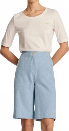Weill Fadili Bermuda Short In Denim