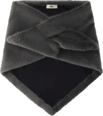 Herno faux-fur scarf - Grey