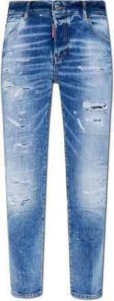 Dsquared2 Jeans Cool Girl - Dames - Slim Fit Jeans - Blauw - XS - Katoen - Jeans