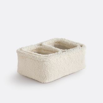 La Redoute Interieurs Set van 3 badstof nestbare manden, BOKLIO