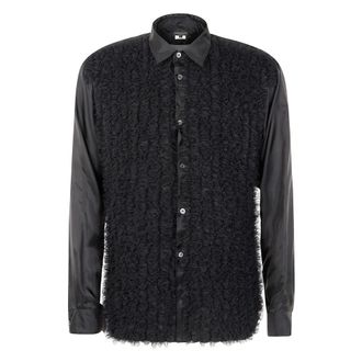 Comme Des Garçons Heren, Overhemden, Zwart, Maat: S