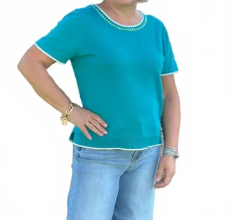 Hatley Simone Knit Tee In Ceramic