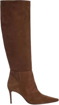 Roberto Festa Milano Thea Laarzen met Hak - Dames - Laarzen met Hak - Bruin - 41 EU - Leer - Schoenen