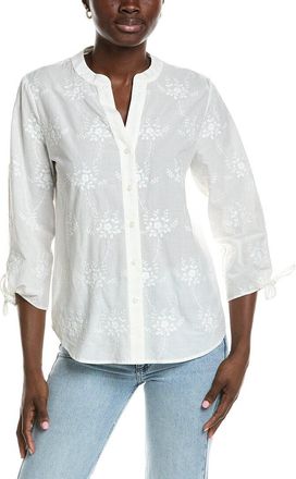 Jones New York Y-Neck Blouse