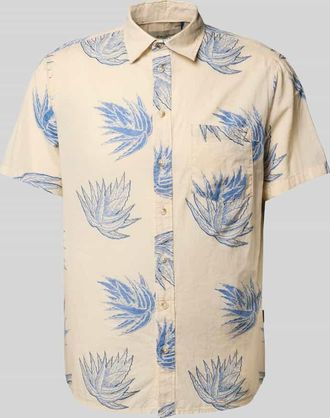 Blend Regular Fit Freizeithemd mit 1/2-Arm Modell ALAN in Beige, Gr&ouml;&szlig;e XL